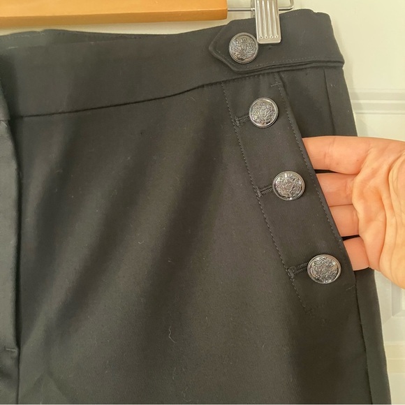 NWOT Loft Women’s Petite Black Sailor Pants with Pockets (12P) - Picture 3 of 8